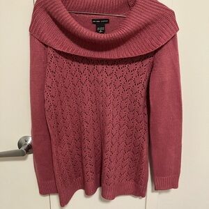 New York & Company Rose Cowl Neck Sweater